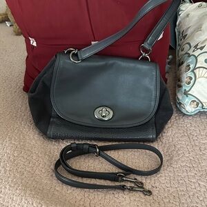 Coach drifter Dark gray Leather Women's Bag